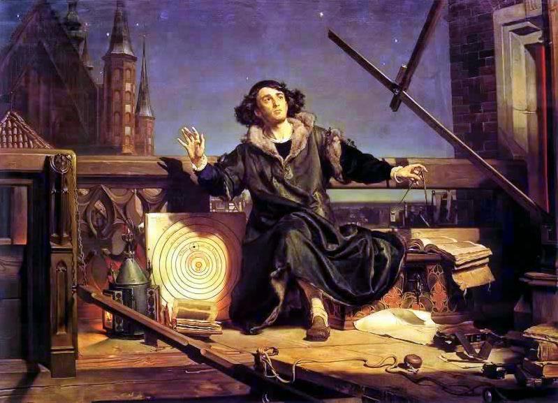Copernicus in the tower at Frombork- 1872