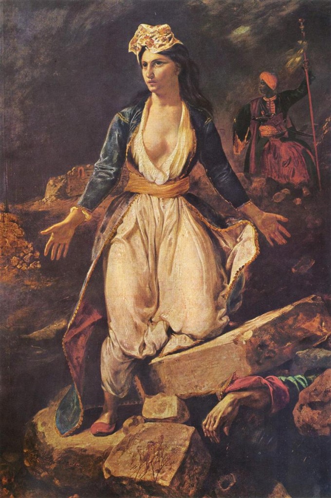 Greece Expiring on the Ruins of Missolonghi-1826