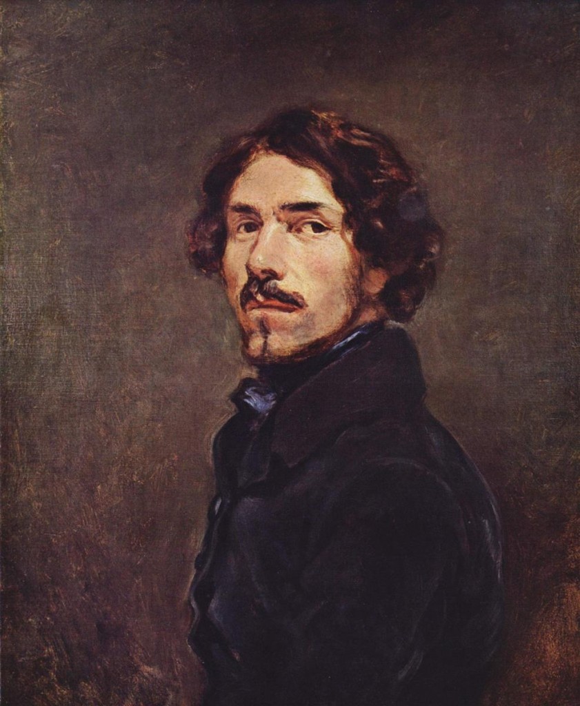 Eugene Delacroix self-portrait-c-1840