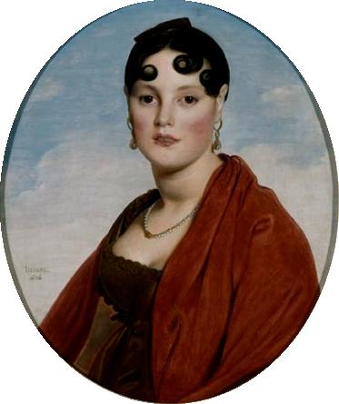 Portrait of Madame Aymon la Belle-Zélie-1806