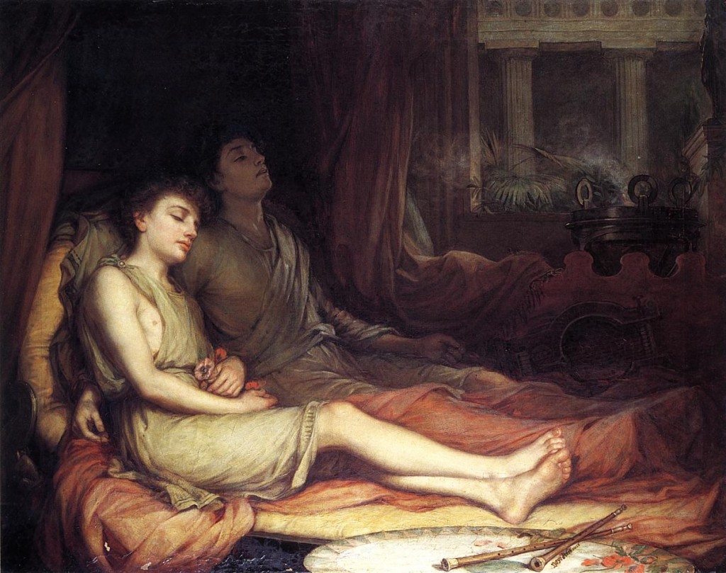 Sleep and his half-brother Death-1874