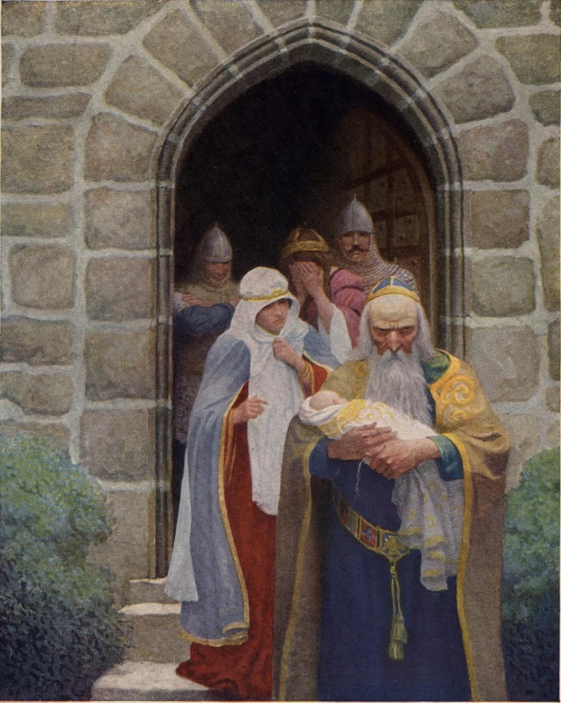 Merlin Taking Away The Infant Arthur 1922