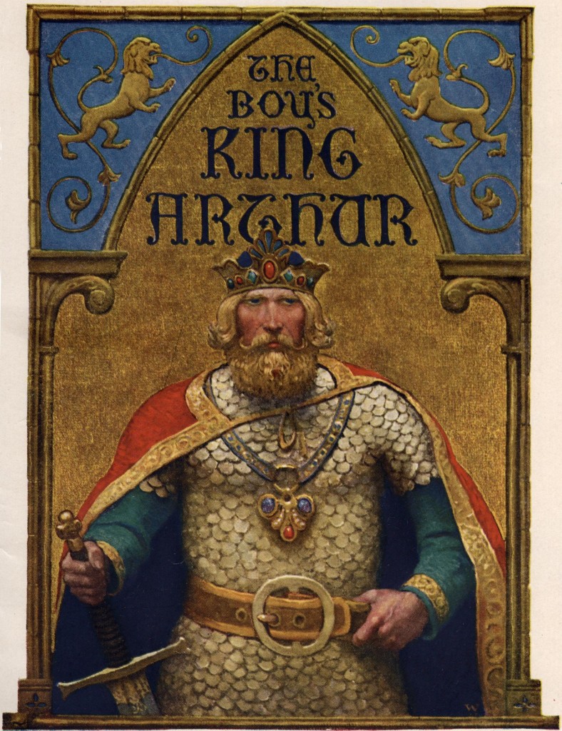 Title Page Of The Boy's King Arthur 1922
