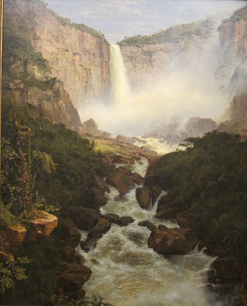 Tequendama Falls Near Bogota New Granada - 1854