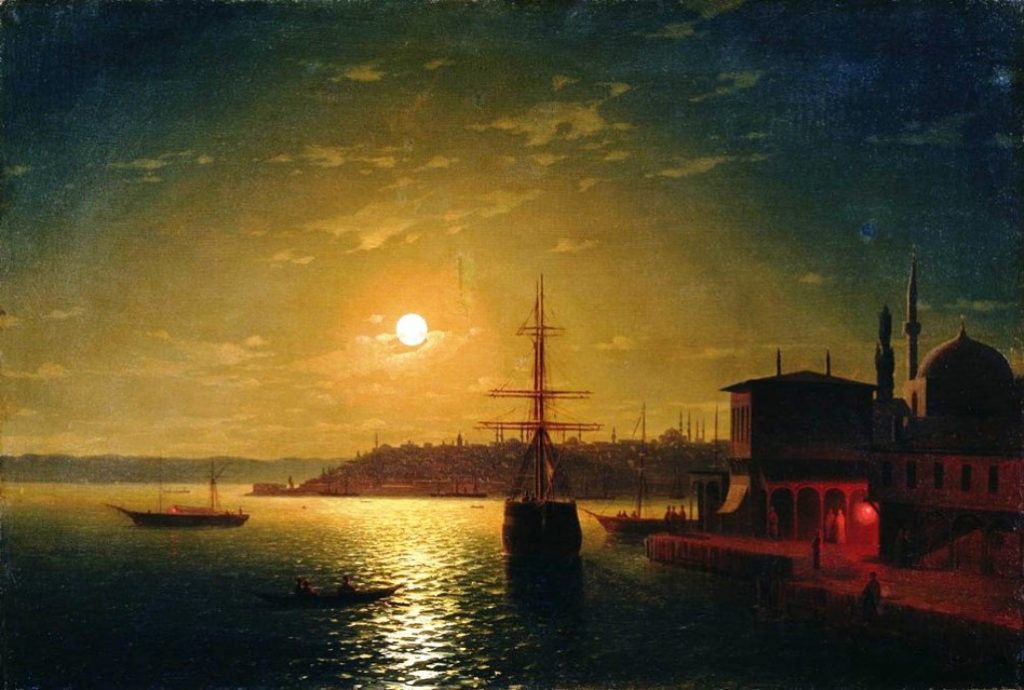 Ivan Aivazovsky - The Bay Golden Horn - 1845