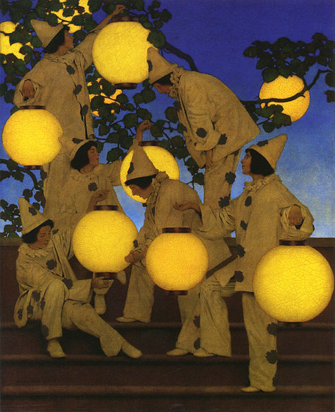 Maxfield Parrish - The Lantern Bearers - 1908