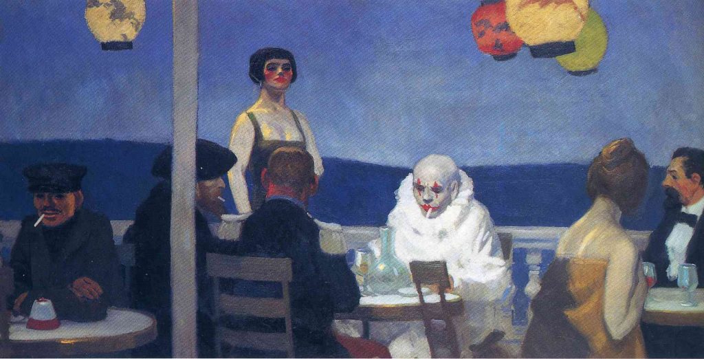 Edward Hopper - Blue Night - 1914