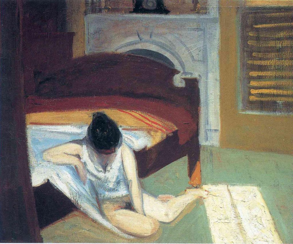 Edward Hopper - Summer Interior - 1909