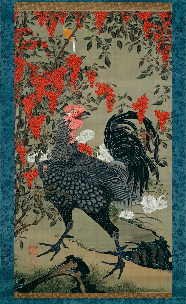 Itō Jakuchū - Nandina and Rooster