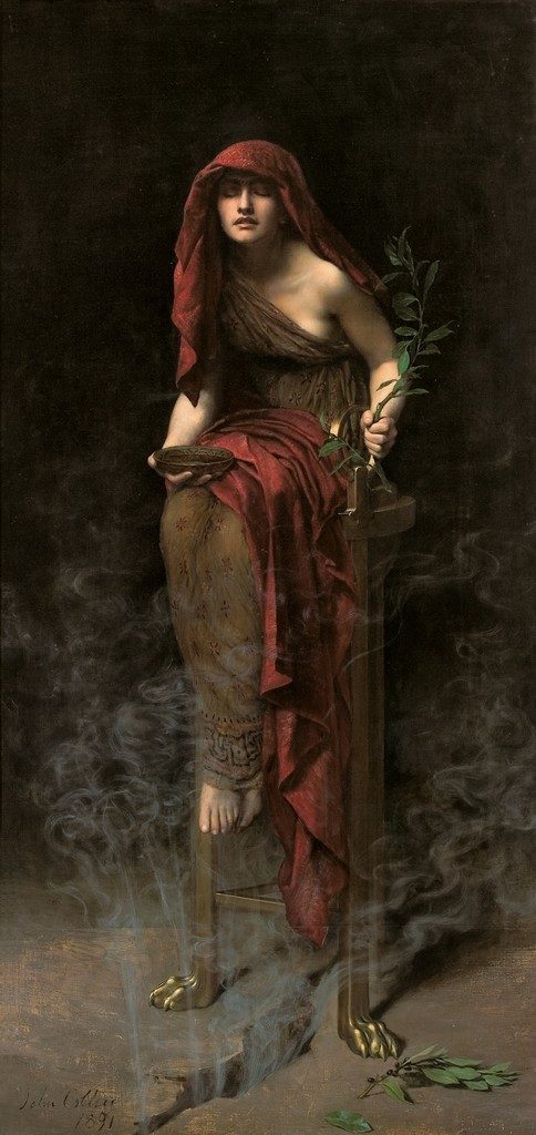 John Collier - Priestess of Delphi -1891
