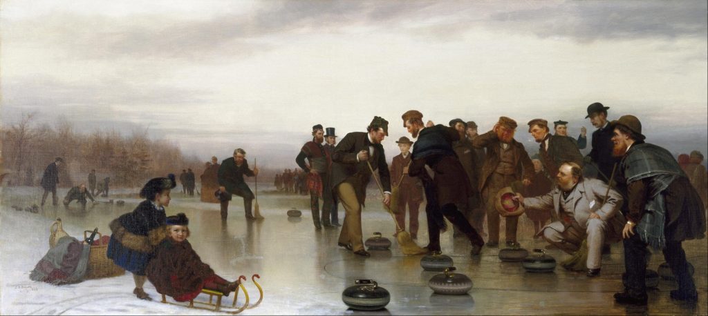 John George Brown - Curling; A Scottish Game, at Central Park