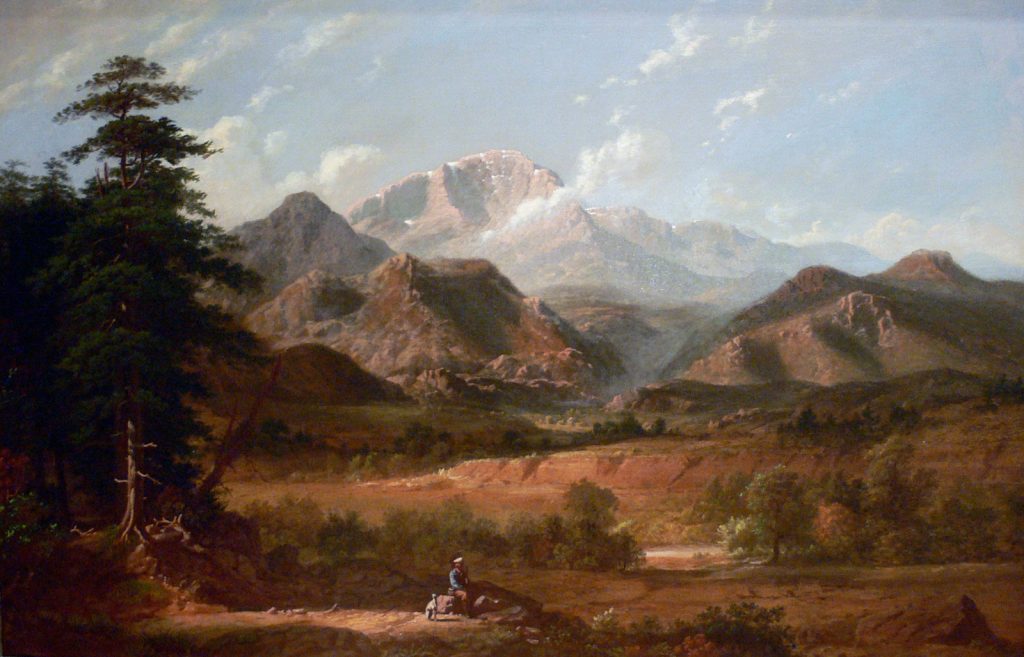 George Caleb Bingham - View Of Pikes Peak - 1872