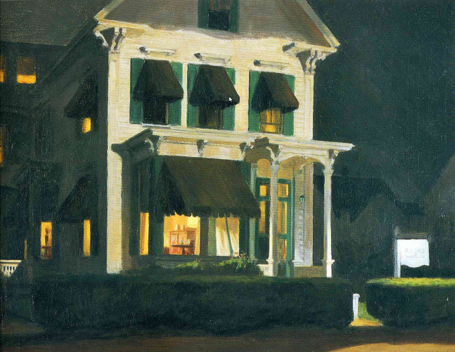 Edward Hopper - Rooms For Tourists - 1945