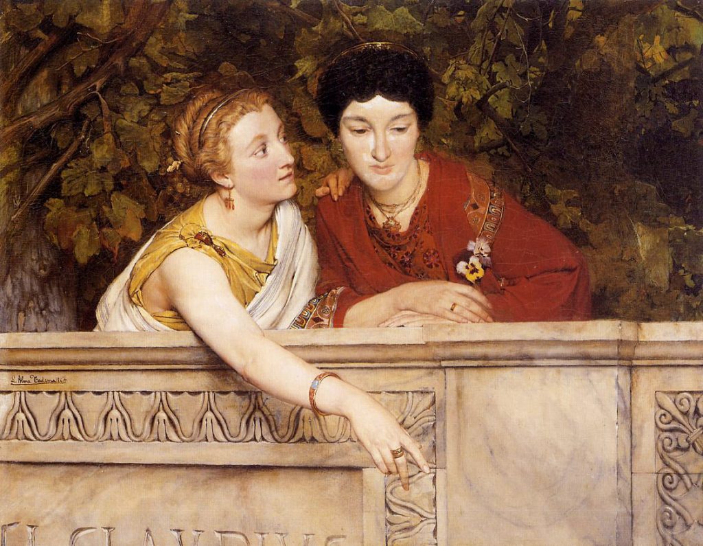 Lawrence Alma-Tadema - Gallo Roman Women - 1865