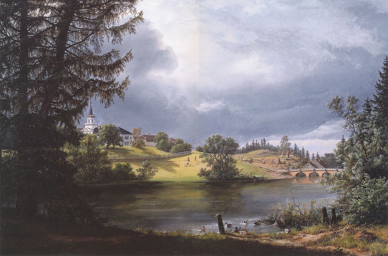 Johan Christian Dahl - Frogner Manor - 1842