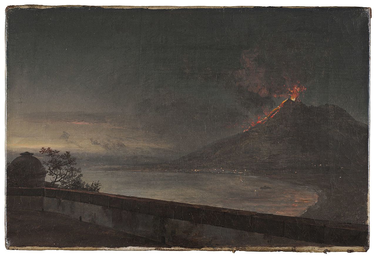 Johan Christian Dahl - Utsikt mot Vesuvius från Quisisana