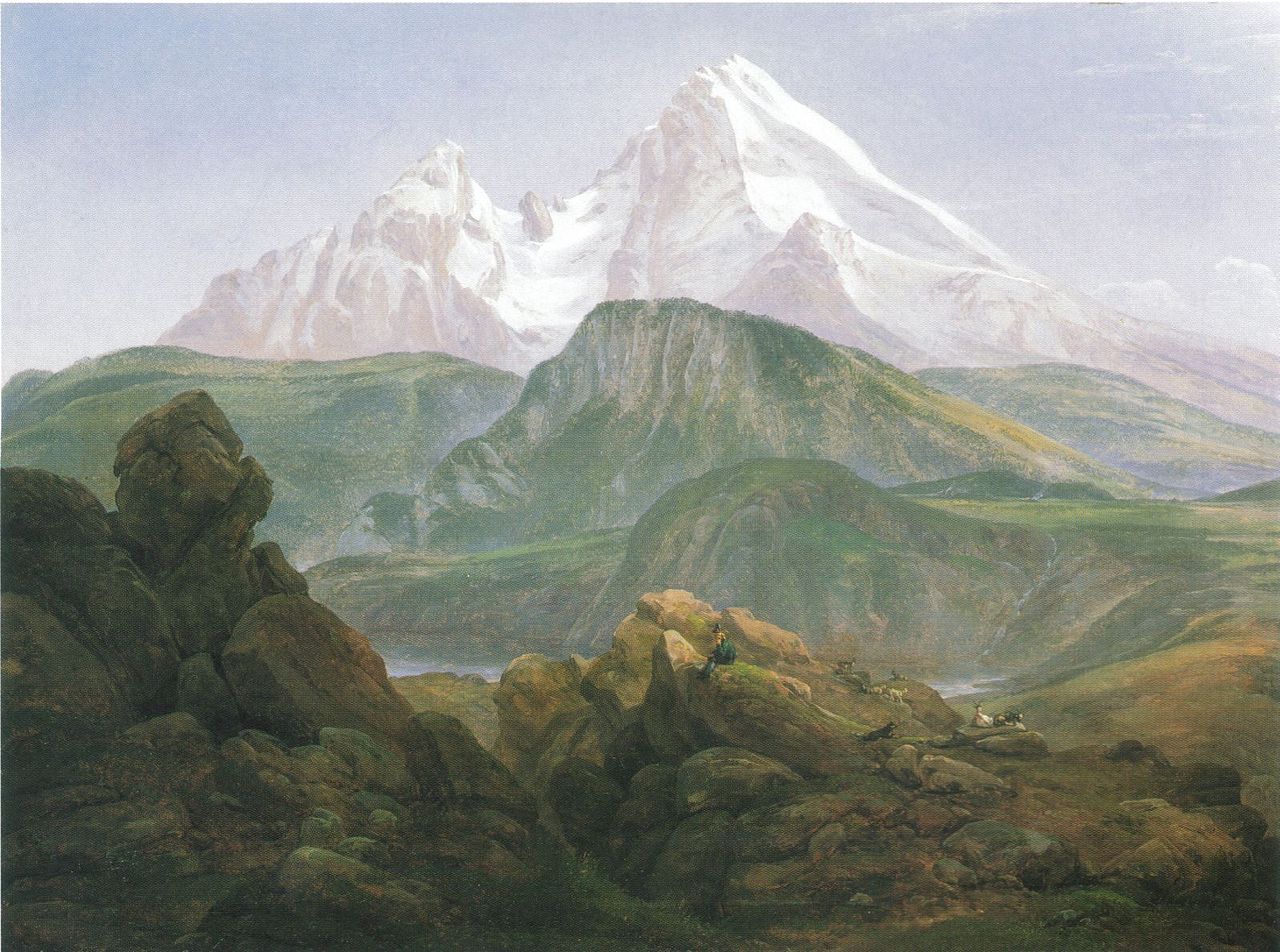 Johan Christian Dahl - Watzmann - 1835