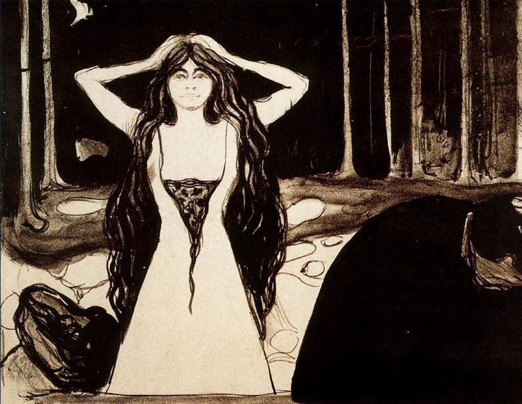 Edvard Munch - Ashes II - 1896