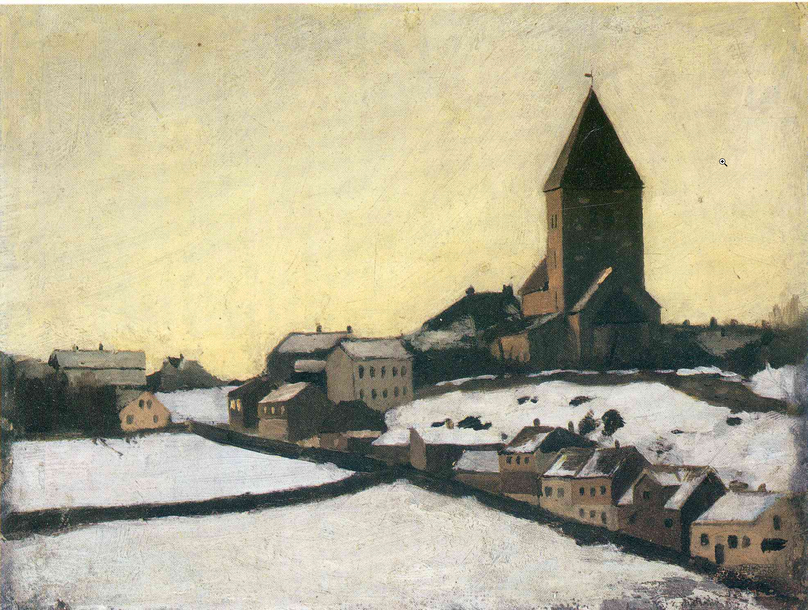 Edvard Munch - Old Aker Church  - 1881