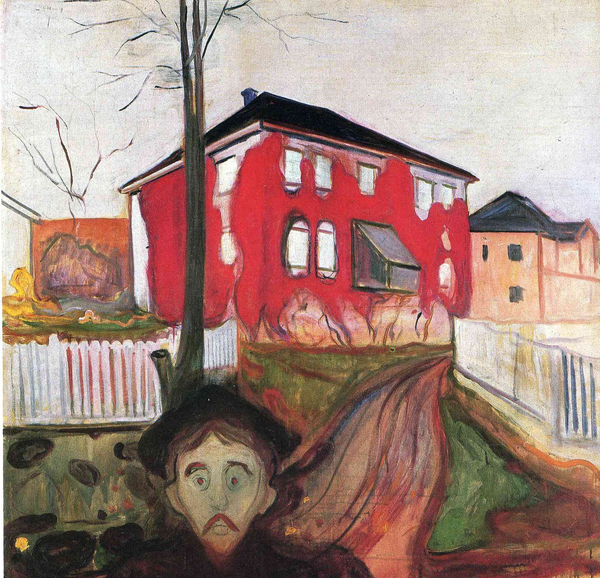 Edvard Munch - Red Virginia Creeper - 1898-1900